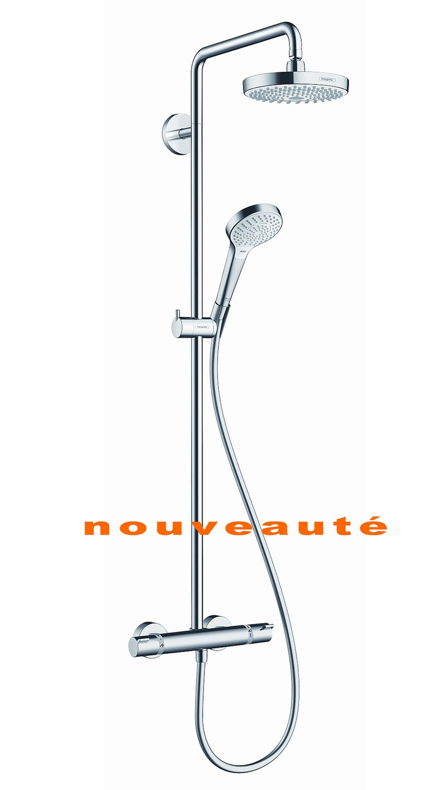 Colonne De Douche Showerpipe Croma Select S 180 Hansgrohe pour Colonne De Douche Showerpipe Croma 160