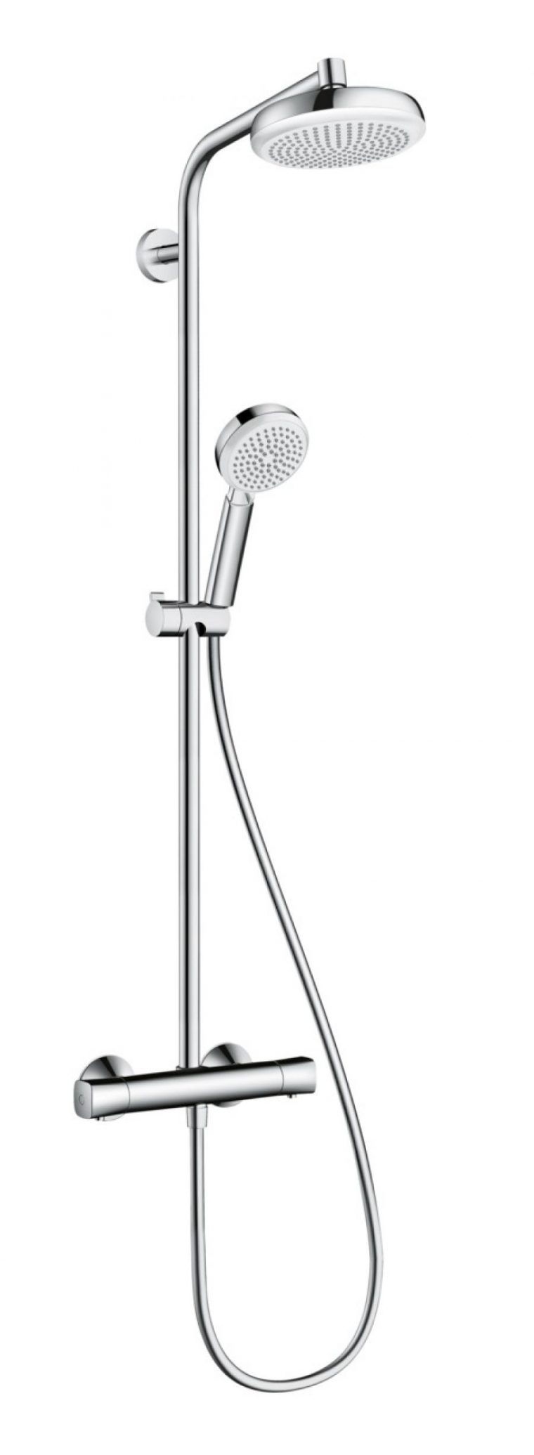 Colonne De Douche Showerpipe Crometta 160 1Jet 27264400* intérieur Colonne De Douche Showerpipe Croma 160