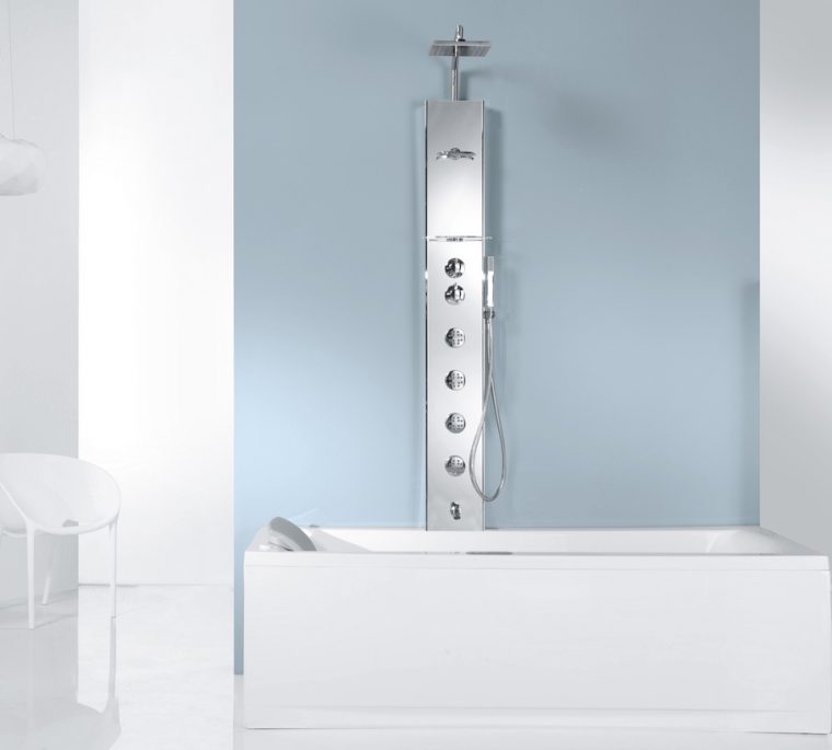 Colonne De Douche Thermostatique Hydromassante Cascata 2 ... encequiconcerne Colonne De Douche Hydromassante Thermostatique