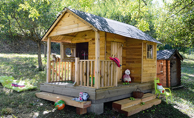 Comment Construire Une Cabane En Bois Sur Une Pente destiné Construire Une Cabane De Jardin