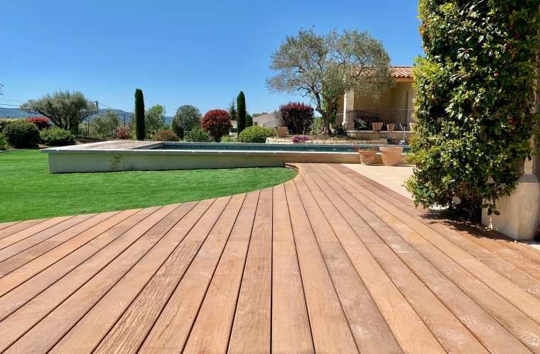 Conception De Terrasse En Bois À Aix-En-Provence (13 ... à Terrasse En Teck