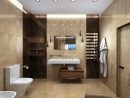 Коричневая Ванная Комната - 50 Фото Идей Уютного Дизайна ... destiné Salle De Bain Marron