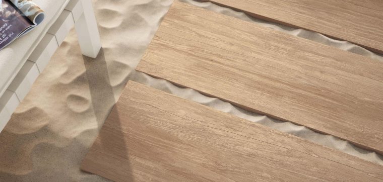 Dallage Extérieur Grès Cérame 20Mm Imitation Parquet Bois ... serapportantà Gres Cerame Imitation Bois