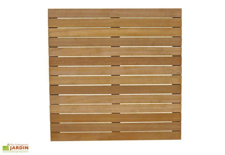 Dalle Terrasse Bois Classic 100X100 (Lot De 28) - Forest ... pour Dalle Terrasse 100X100