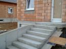 Décoffrage Escalier Extérieur (J+206) - La Construction De ... intérieur Carrelage Pour Escalier Exterieur