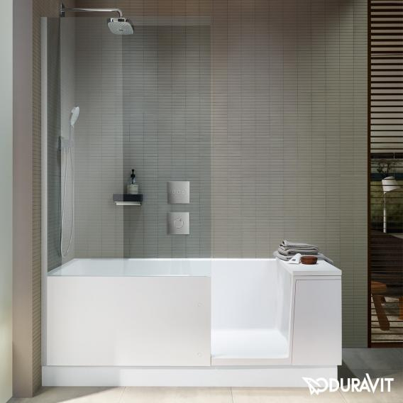 Duravit Shower + Bath Baignoire Rectangulaire Avec Zone De ... intérieur Habillage Douche