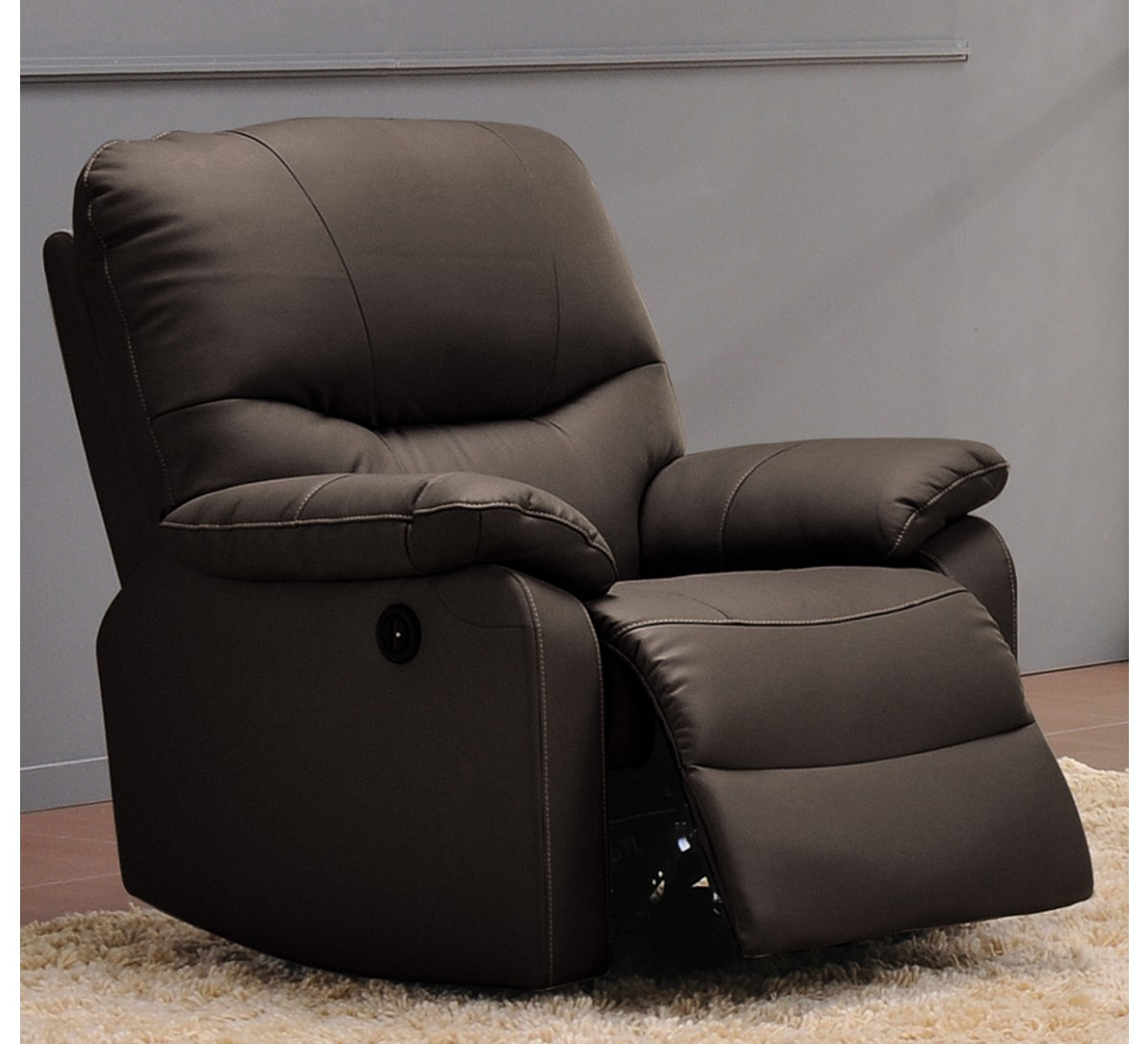 Fauteuil Relax Électrique Marron &quot;Aix' - 6824 intérieur Fauteuil Relax Cuir