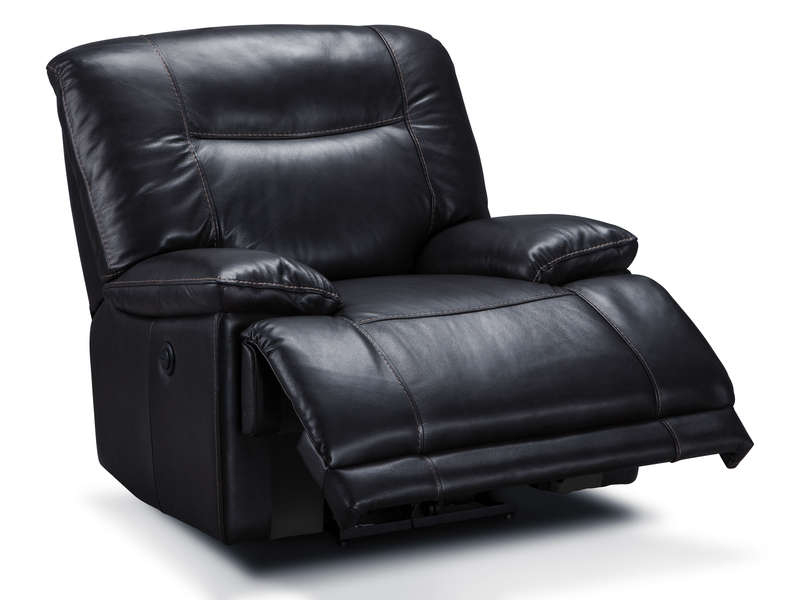 Fauteuil Relaxation En Cuir Dallas Coloris Noir - Vente De ... dedans Conforama Fauteuil Relaxation