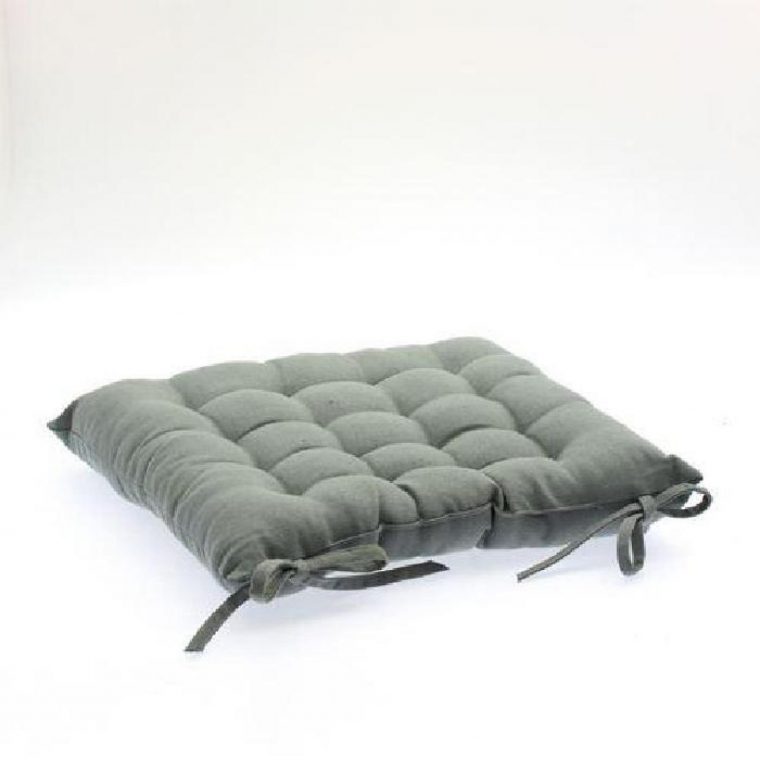 Galette De Chaise - Gris - Achat/Vente Coussin Chaise De ... avec Coussin De Jardin Pas Cher