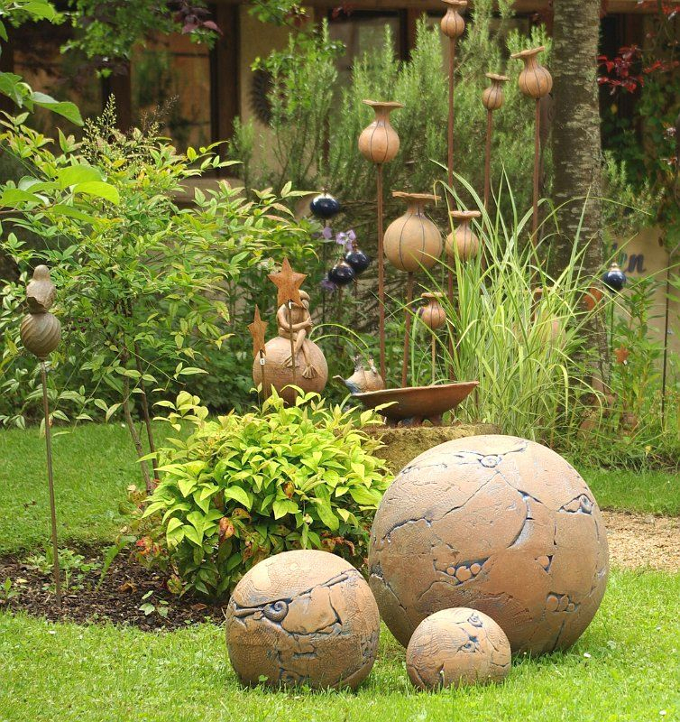 Garden Spheres | Decoration Jardin destiné Boule Decorative Jardin