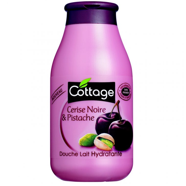 Gel Douche Hydratant Senteur Cerise Noire &amp; Pistache ... encequiconcerne Cottage Gel Douche Prix