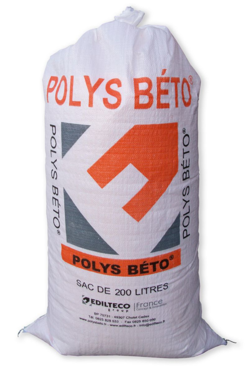 Granulat Billes Polystyrène Polys Béto - Ø 2 Mm Sac 200 L ... dedans Sac Bille Polystyrene