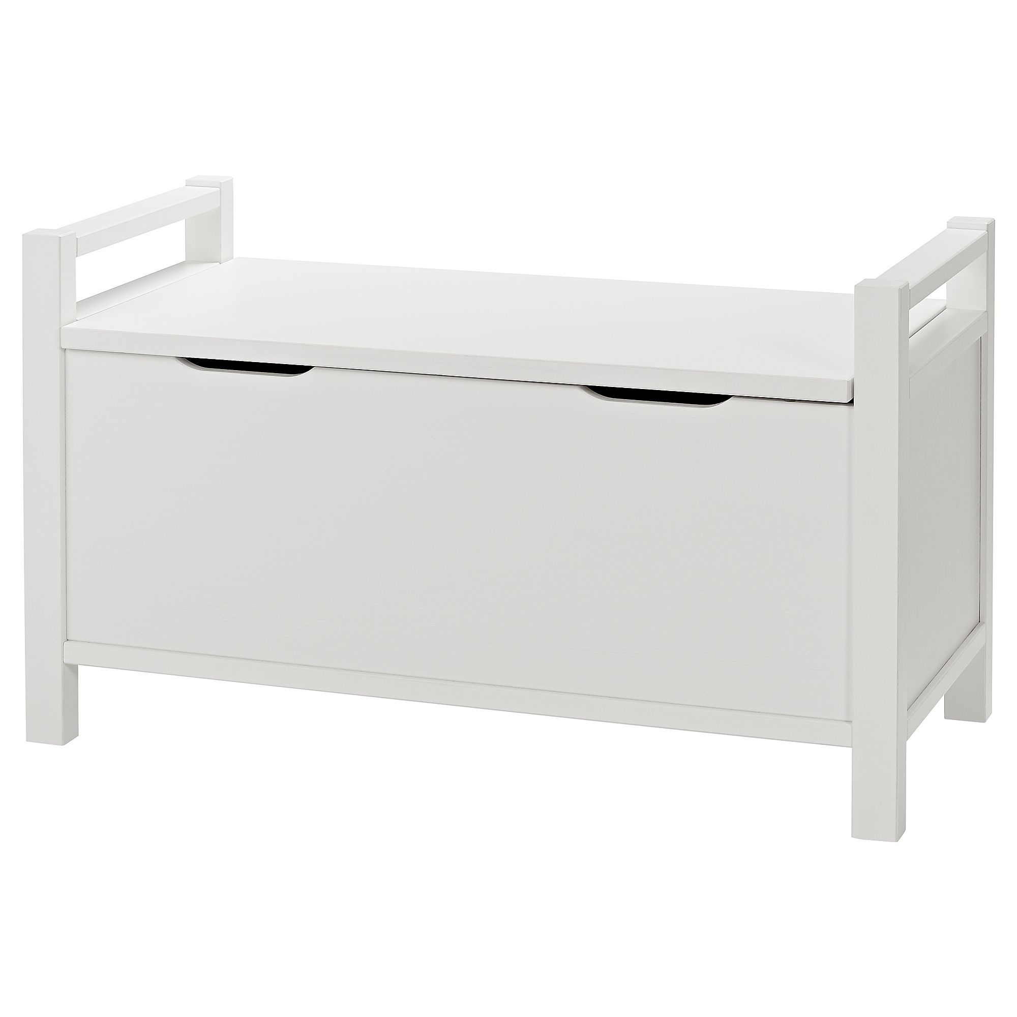 Hemnes Storage Bench - White White Stain | Banc Coffre ... tout Coffre De Jardin Ikea