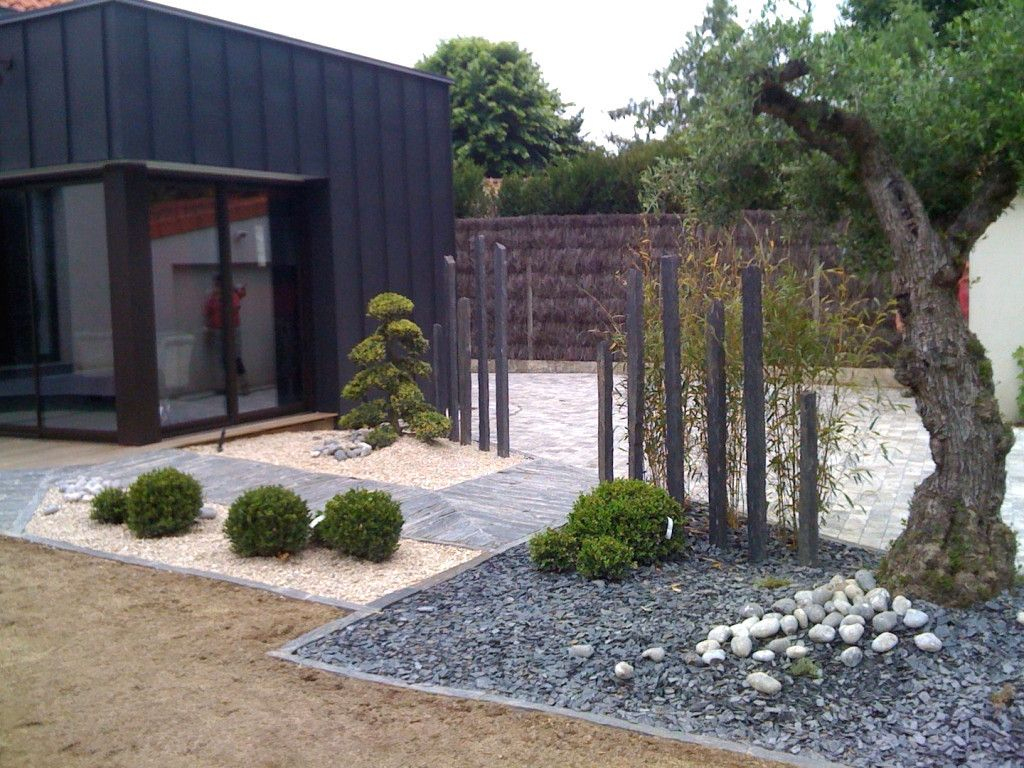 Idee Deco Petit Jardin Inspirational Idee Amenagement ... pour Jardin Devant Maison Terrasse