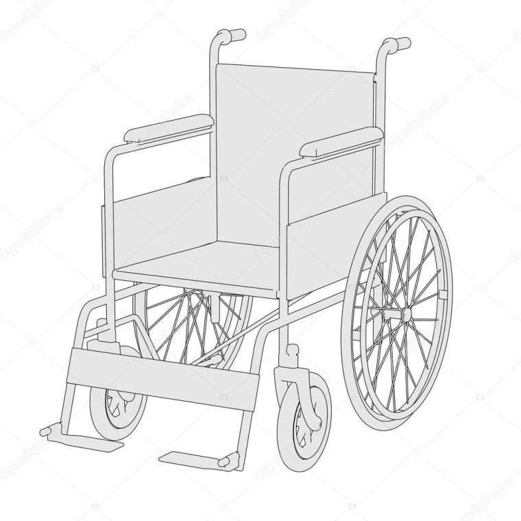 Image De Dessin Animé De Fauteuil Roulant — Photographie ... avec Dessin De Fauteuil