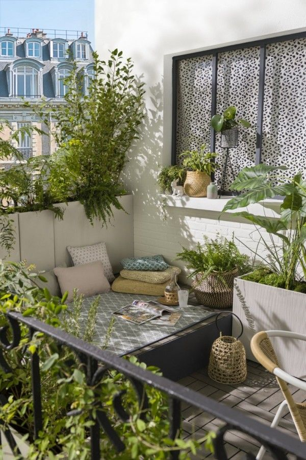 Inspirations Balcon, Terrasse &amp; Jardin : Un Petit Balcon ... tout Terrasse Et Balcon