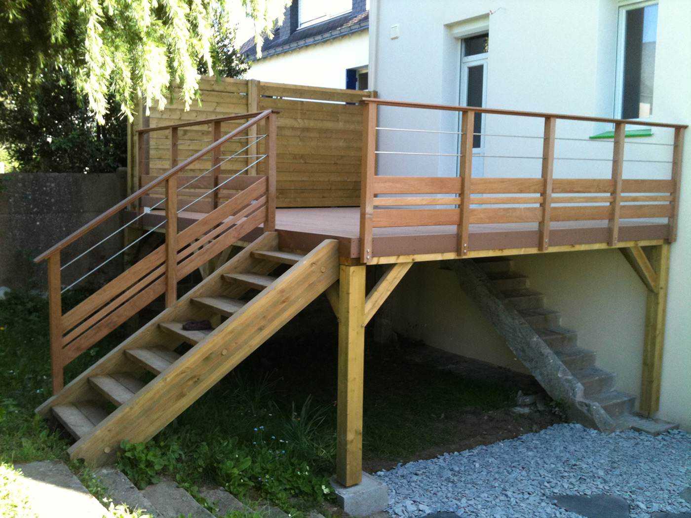 Isolation Extérieure - Vannes - Maho Bâtiment encequiconcerne Terrasse Bois Suspendue