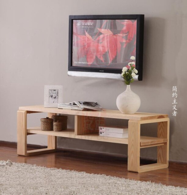 Japanese Tv Cabinet Nordic Ikea Furniture Muji Style Loft ... à Muji Meubles