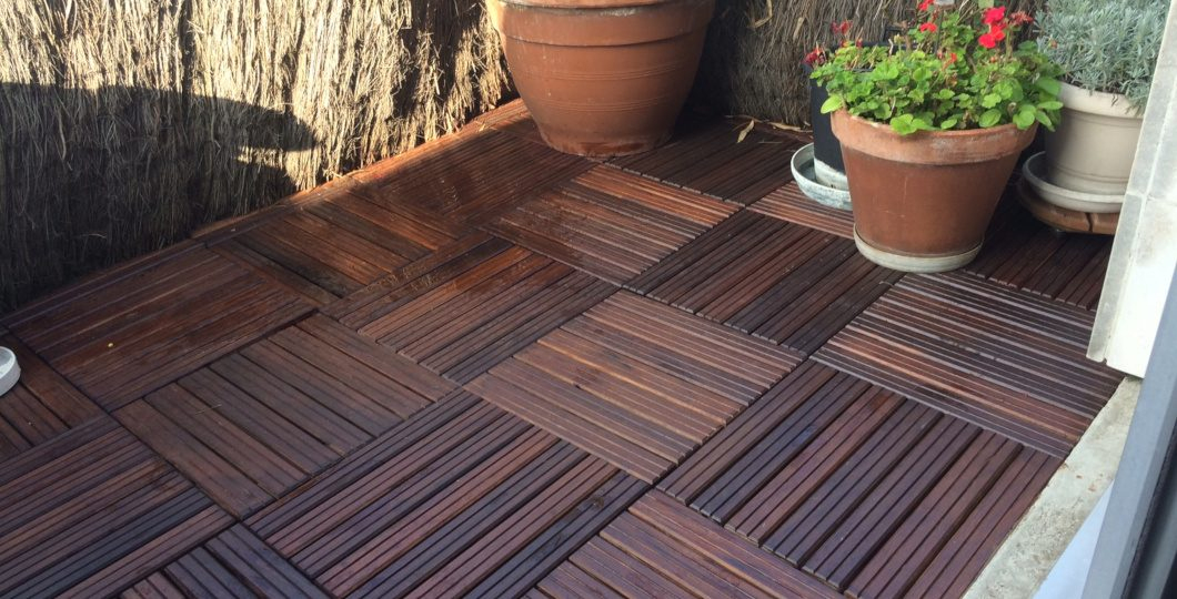 La Terrasse En Caillebotis Bois : La Tendance Pour L'Été intérieur Dalle En Bois Pour Terrasse