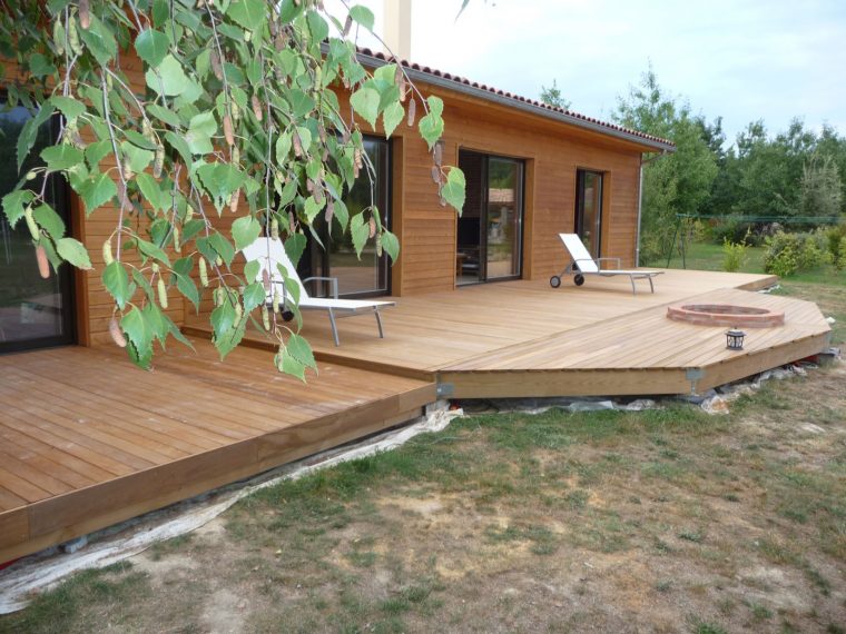 La Terrasse En Images - Construire Sa Terrasse En Bois Sur ... avec Modele De Terrasse En Bois