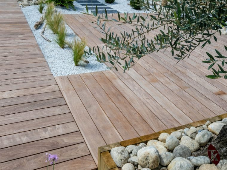 Lames De Terrasse En Bois Exotique Ipé - Tekabois intérieur Terrasse Lame Bois