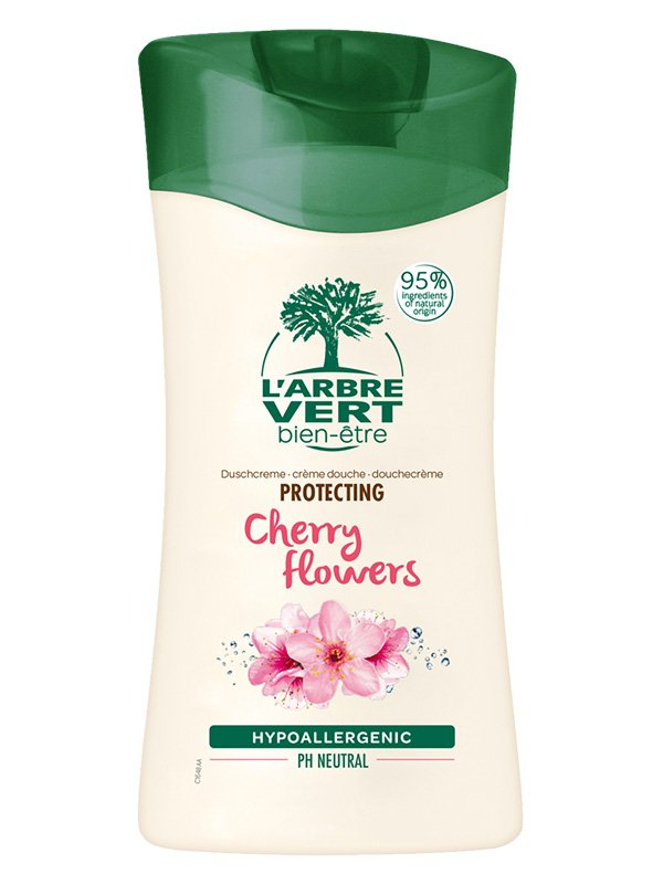 L'Arbre Vert | Crème Douche Écologique Protecting Cherry ... encequiconcerne Gel Douche L Arbre Vert