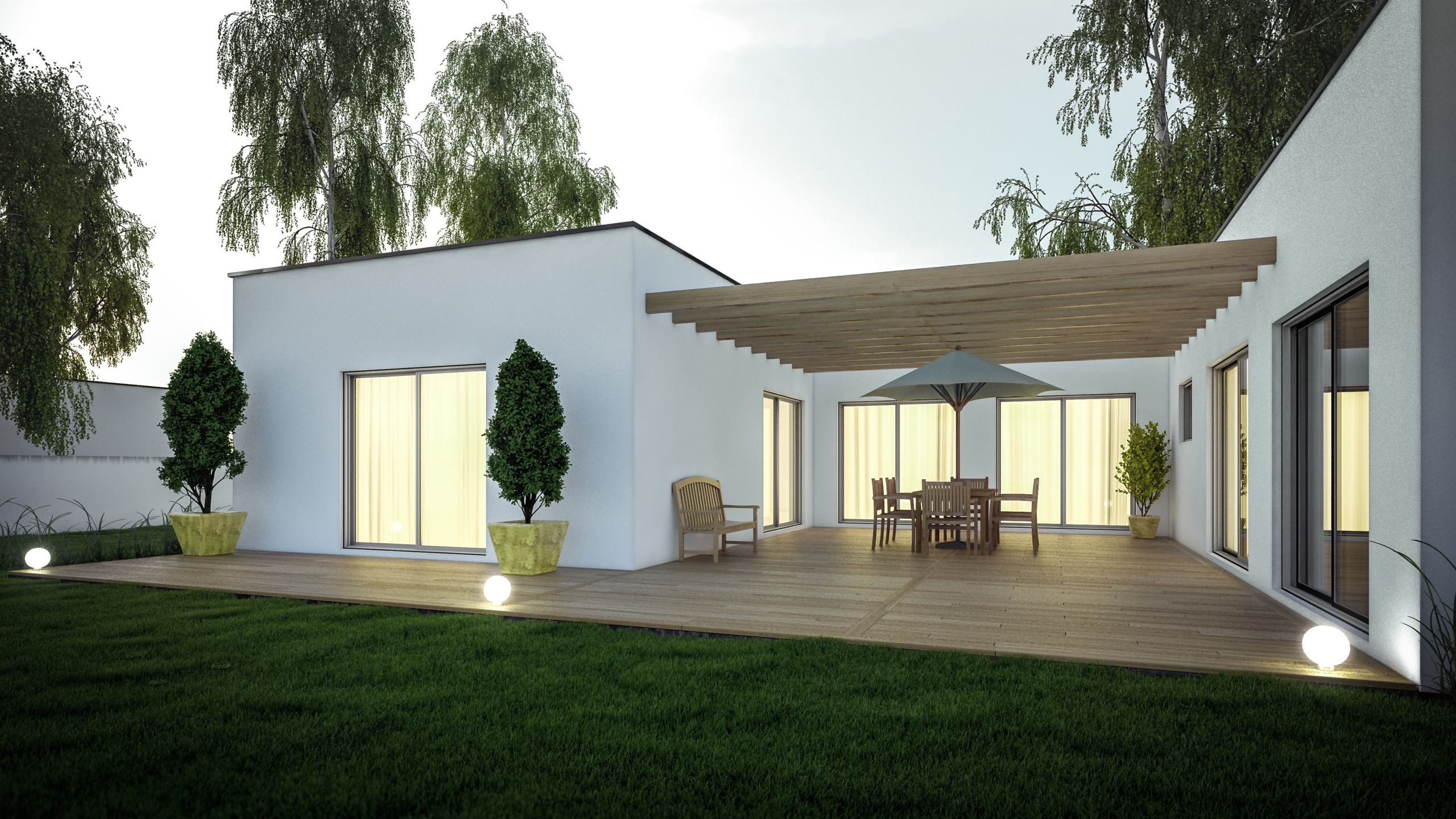 Modèle Zen By Cybel Extension : Pergola Sur Terrasse Et ... pour Terrasse De Maison