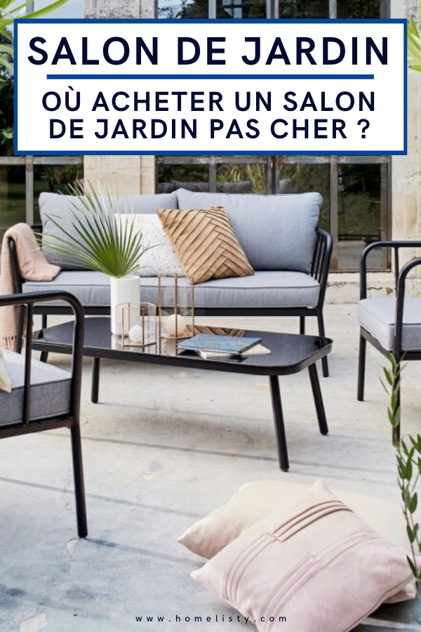 Où Trouver Un Salon De Jardin Pas Cher ? | Mobilier De ... concernant Salon De Terrasse Pas Cher