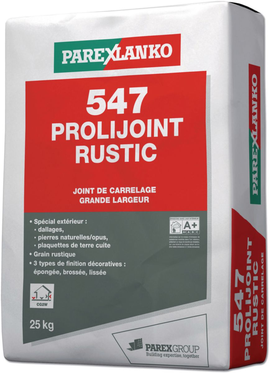 Parexlanko - Joint Carrelage Rustique Prolijoint Rustic ... dedans Joint Souple Carrelage