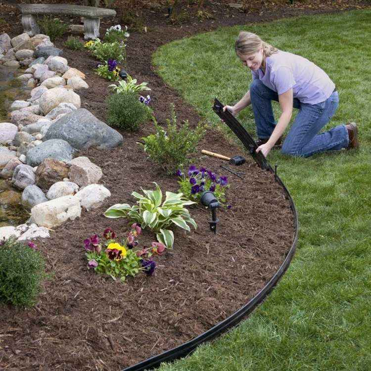 Pave Pour Terrasse Exterieur Pas Cher Encequiconcerne ... dedans Bordure Jardin Pas Cher