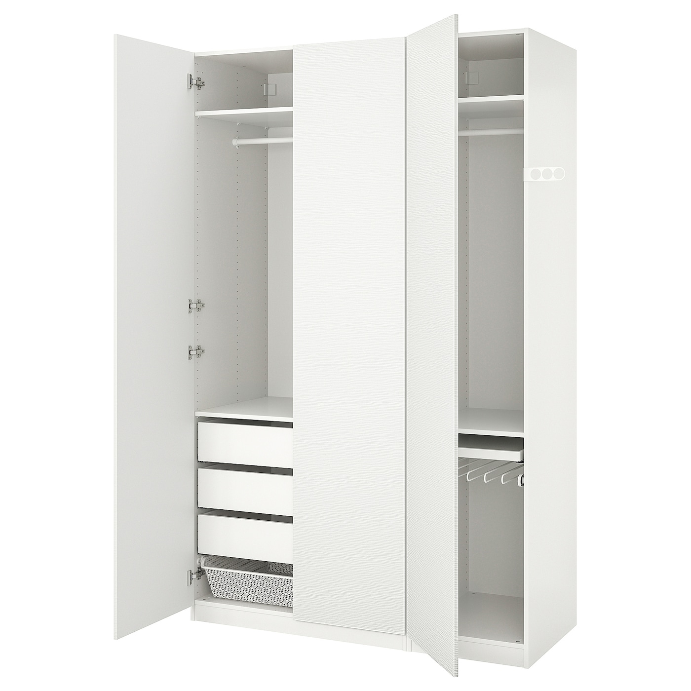 Pax Armoire-Penderie, Blanc, Vinterbro Blanc, 150X60X236 ... dedans Armoire De Jardin Ikea