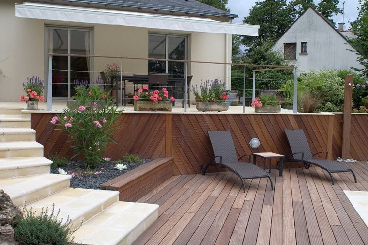 Paysagiste Création Jardins Saumur | Entreprise Berjamin ... encequiconcerne Amenagement Terrasse Jardin