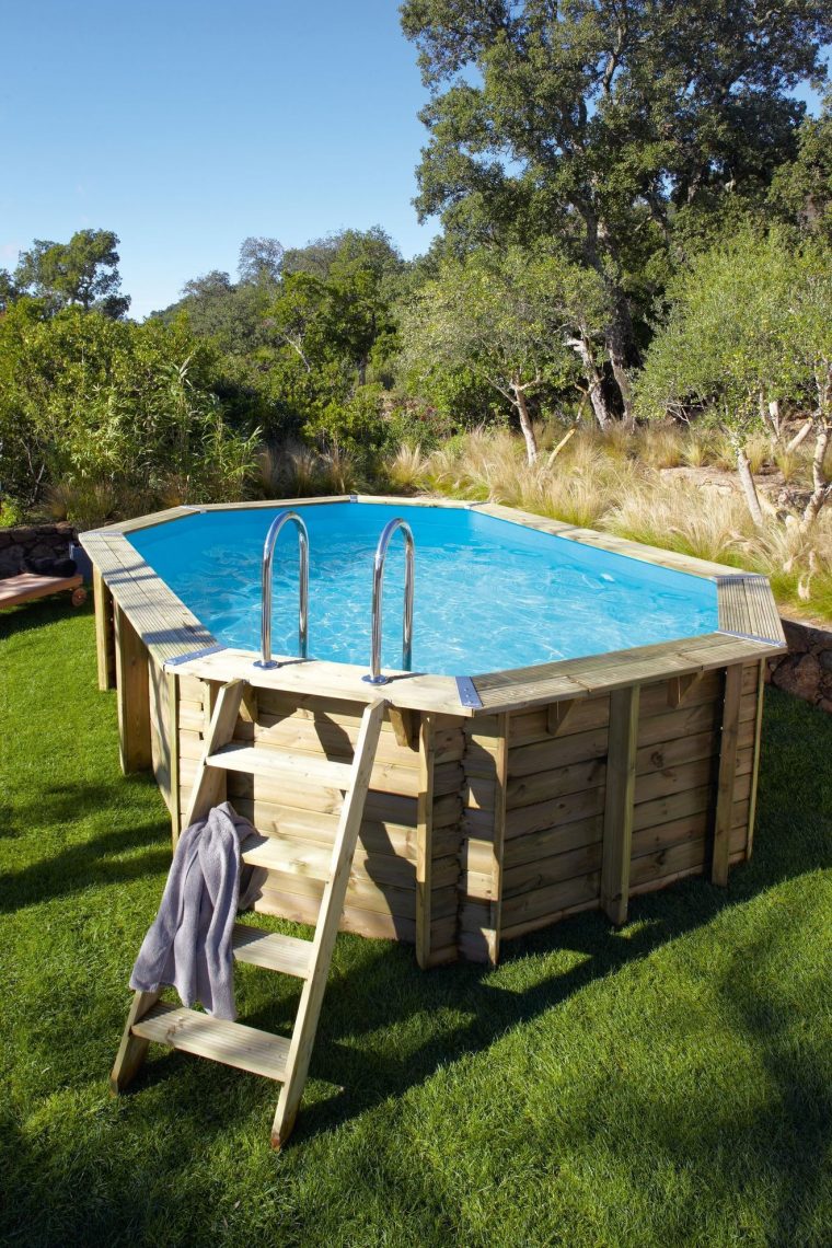 Piscine Bois | Habillage Piscine Hors Sol, Piscine Hors ... pour Bois Pour Piscine