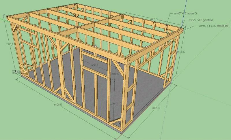 Plan Abri De Jardin 1 Pente - Cabanes Abri Jardin serapportantà Plan Cabane De Jardin