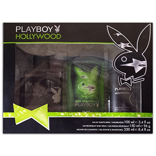 Playboy - Coffret Homme Hollywood Eau De Toilette 100 Ml ... à Gel Douche Playboy