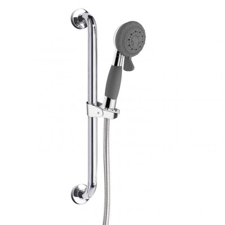 Pommeau De Douche 3 Jets + Flexible + Support Handy ... à Leroy Merlin Pommeau De Douche