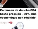 Pommeau De Douche-Spa Haute Pression - 30% Plus Économique ... serapportantà Pomme De Douche Lumineuse