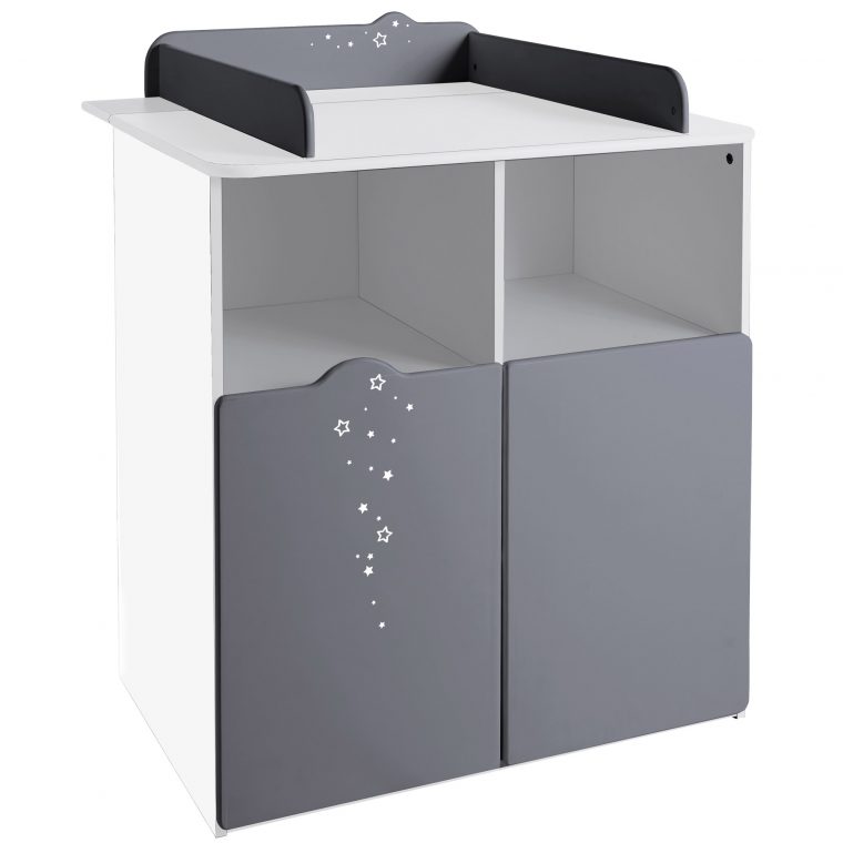 Poussière D'Étoiles Commode À Langer Gris De Demeyere ... avec Meuble Demeyere