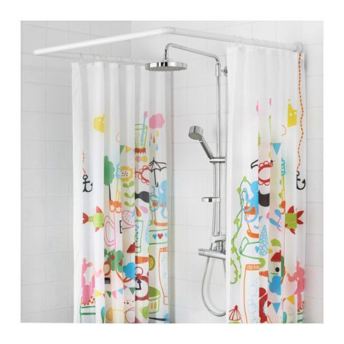 Products | Shower Curtain Rods, Diy Shower, Curtains serapportantà Tringle Rideau De Douche Ikea