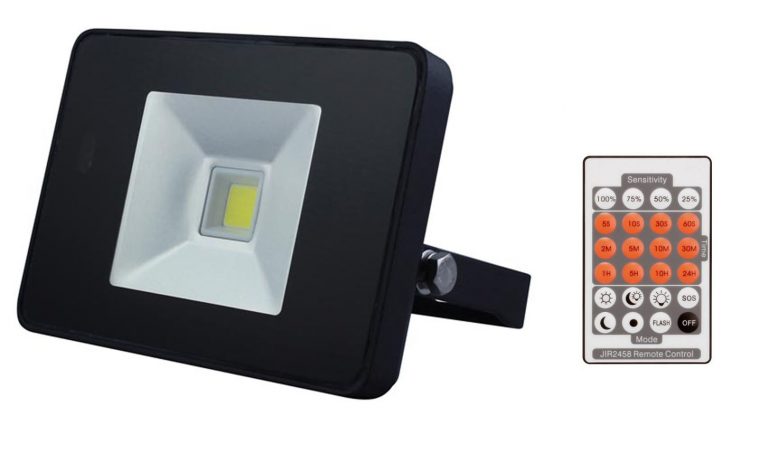 Projecteur Led Ultraplat Avec Détecteur Et Télecommande ... à Eclairage Exterieur Telecommande