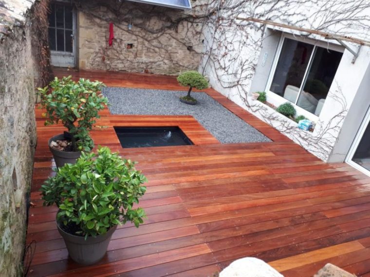 Réalisation D'Une Terrasse En Bois Exotique Cumaru ... avec Realisation Terrasse Bois