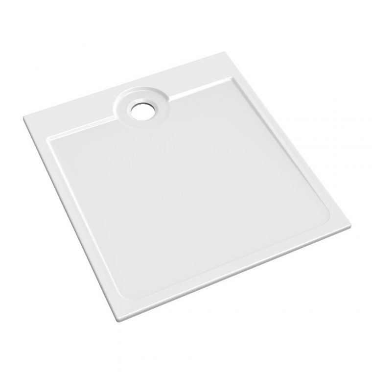 Receveur Ultra Plat À Encastrer 100 X 90 Latitude Blanc ... encequiconcerne Bac Douche 100X90