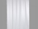 Rideau De Douche Happy - Textile Polyester Blanc - L.180 X ... avec Rideau De Douche Leroy Merlin