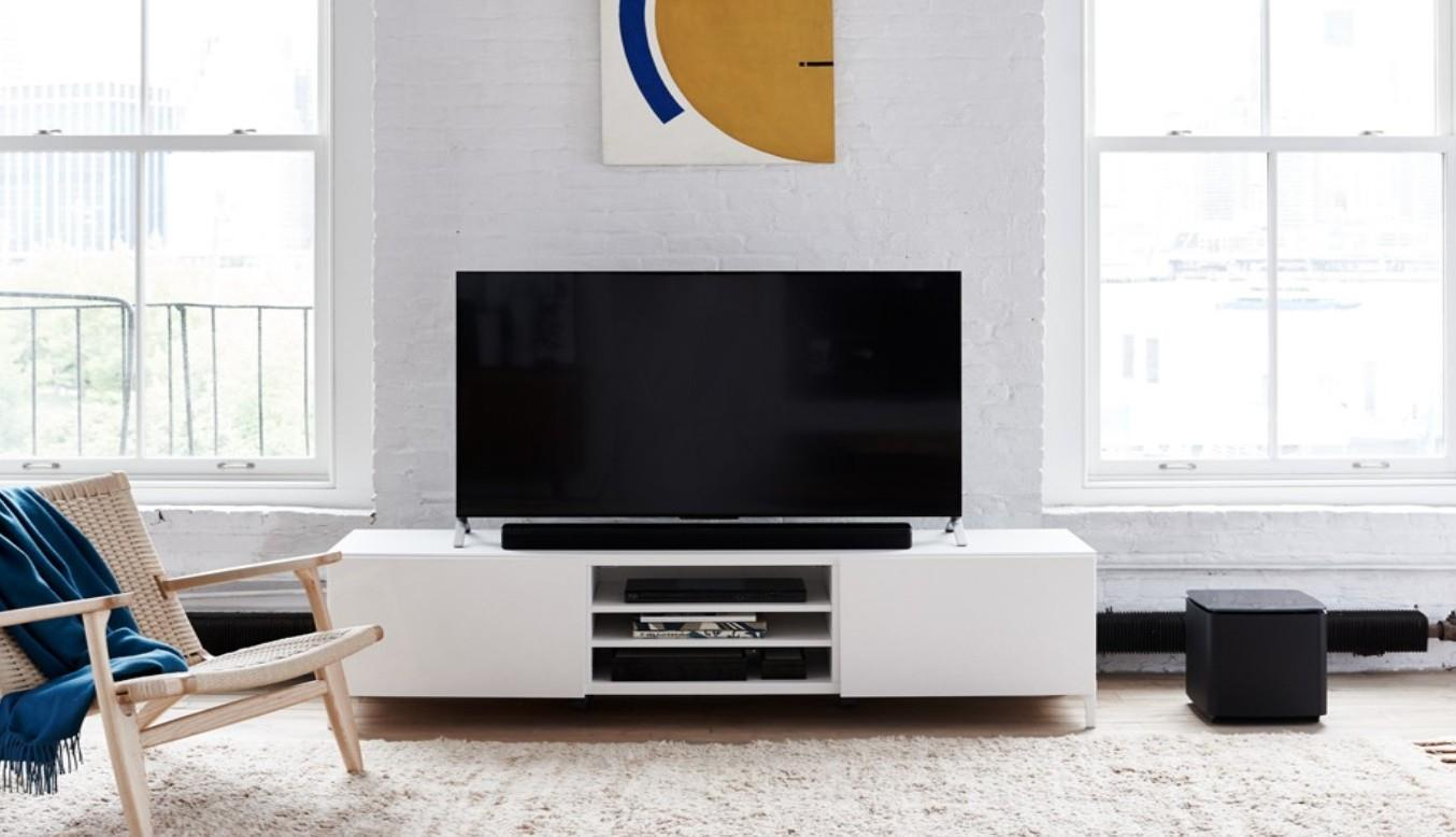 Soundtouch 300 : Bose Propose Une Barre De Son Multiroom ... tout Meuble Tv Avec Enceinte