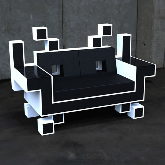 Space-Invader-Couch-2 (Avec Images) | Meubles Geek, Home ... encequiconcerne Meuble Geek