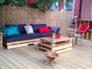Terrasse Exterieure En Palettes / Outdoor Deck Made Out Of ... avec Terrasse En Palette Pleine