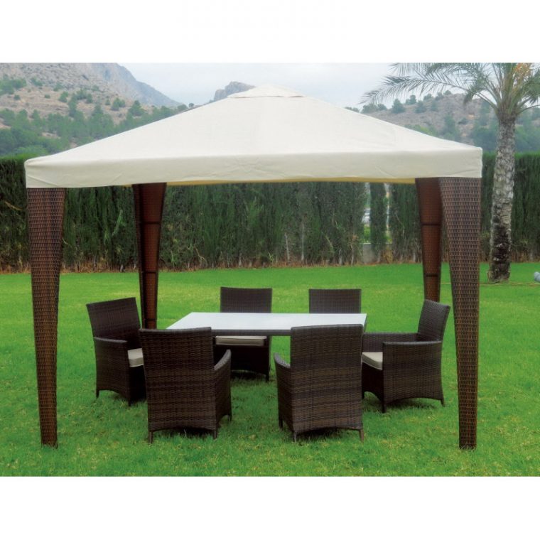 Tonnelle Samoa | 3X3M | Hevea Mobilier De Jardin serapportantà Tonelle De Jardin