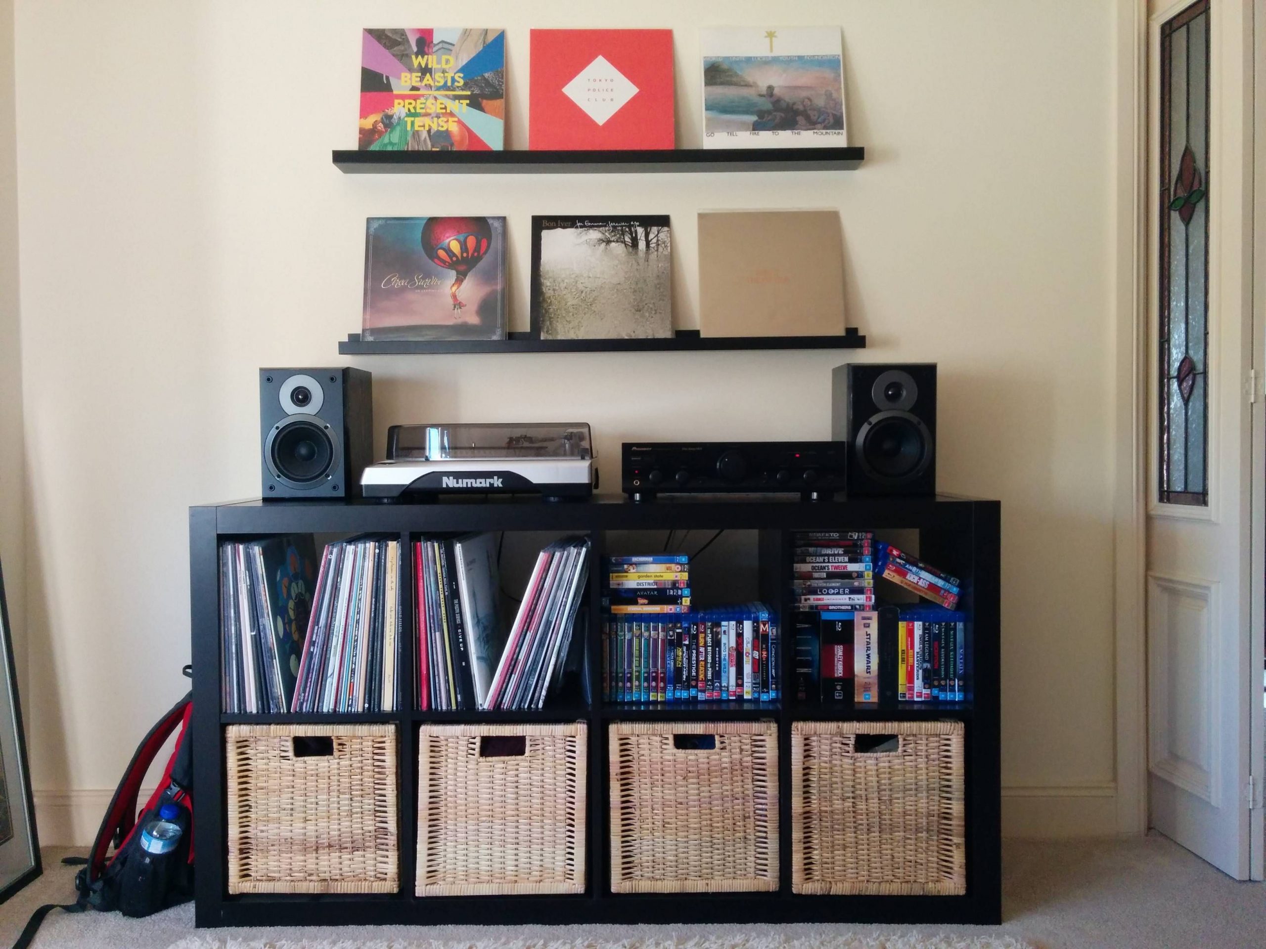 Vinyl Record Storage/Display. Like The Idea Of Having A ... intérieur Meuble Cd Ikea