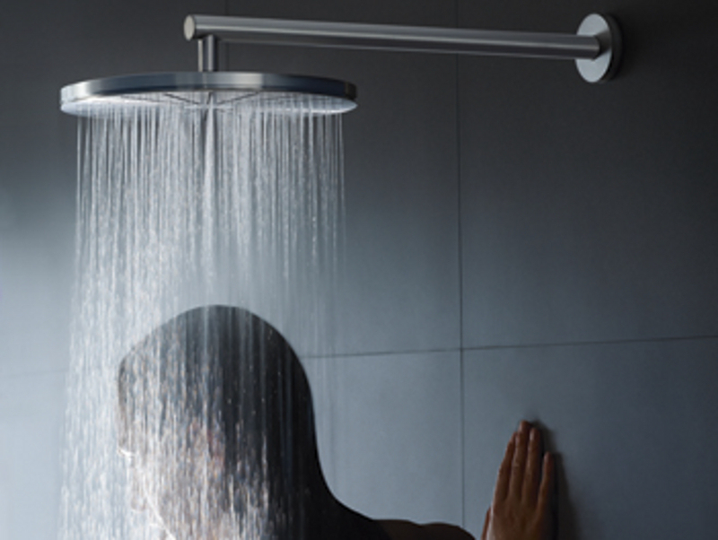 Wall-Mounted 1-Spray Overhead Shower 060 By Vola serapportantà Paume De Douche