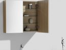 Armoire De Toilette Bloc-Miroir Siena Largeur 80 Cm, Chêne Clair ... destiné Meuble De Salle De Bain Design Haut De Gamme
